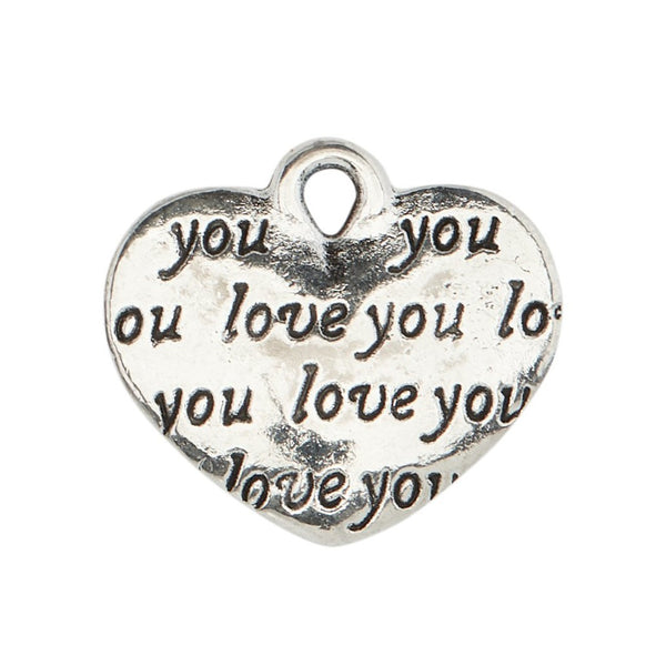 Sterling Silver Petite Floating Locket Charms, Love Charms, Floating Locket Charms, Floating Charms, Locket Charms, Charms for Lockets