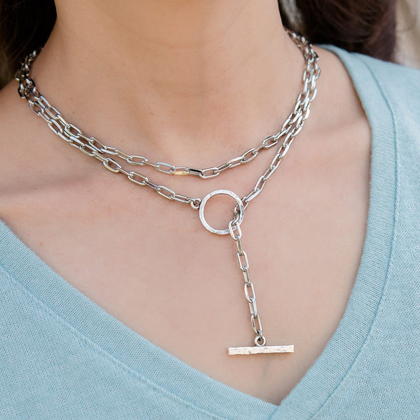 Lock and Toggle Front Necklace | Lydia Lister Jewelry