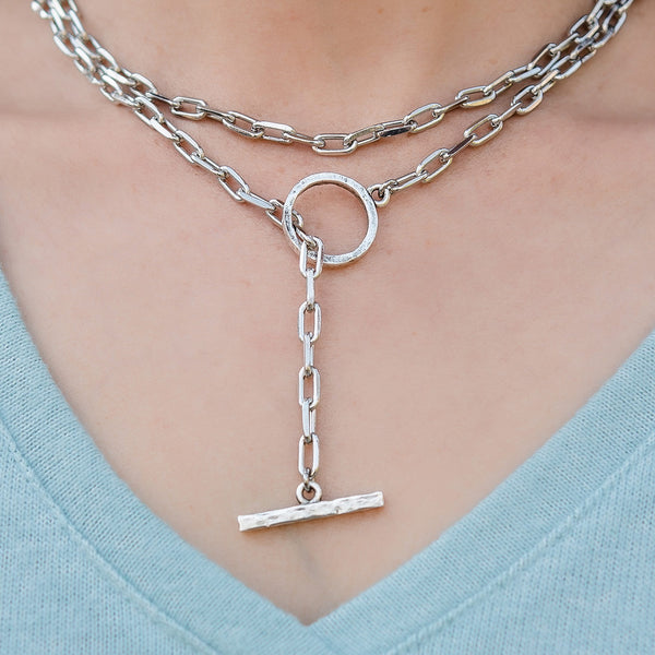 Lock and Toggle Front Necklace | Lydia Lister Jewelry