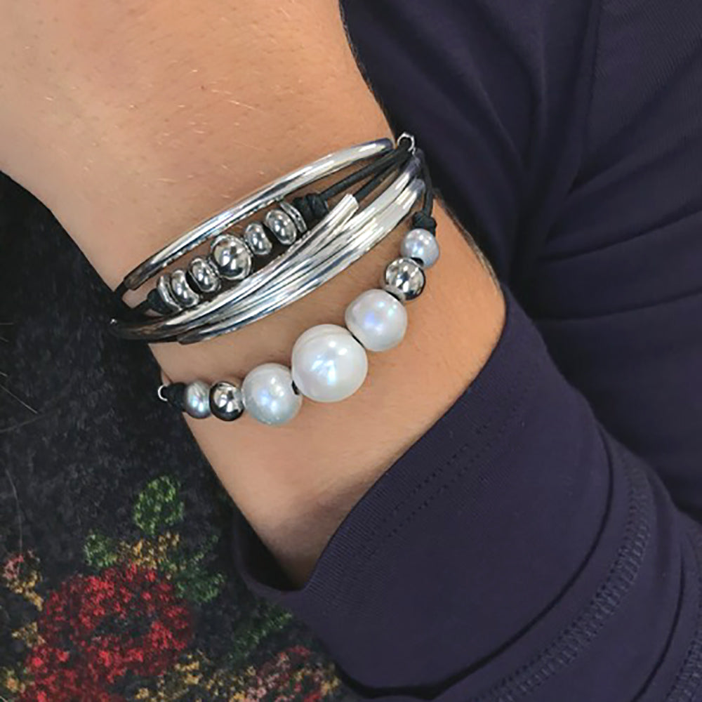 Bracelet Necklace Convertibles with Pearls | Lizzy James