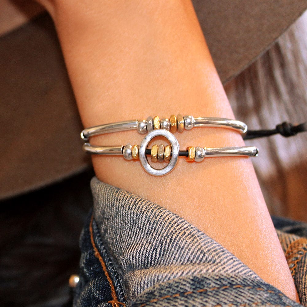 Optimism Adjustable Silver Bracelet