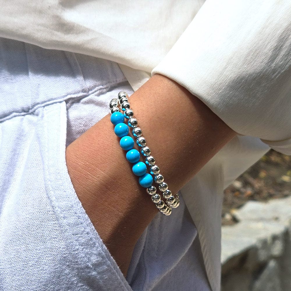 sterling silver bracelet with sterling silver and turquoise bracelet