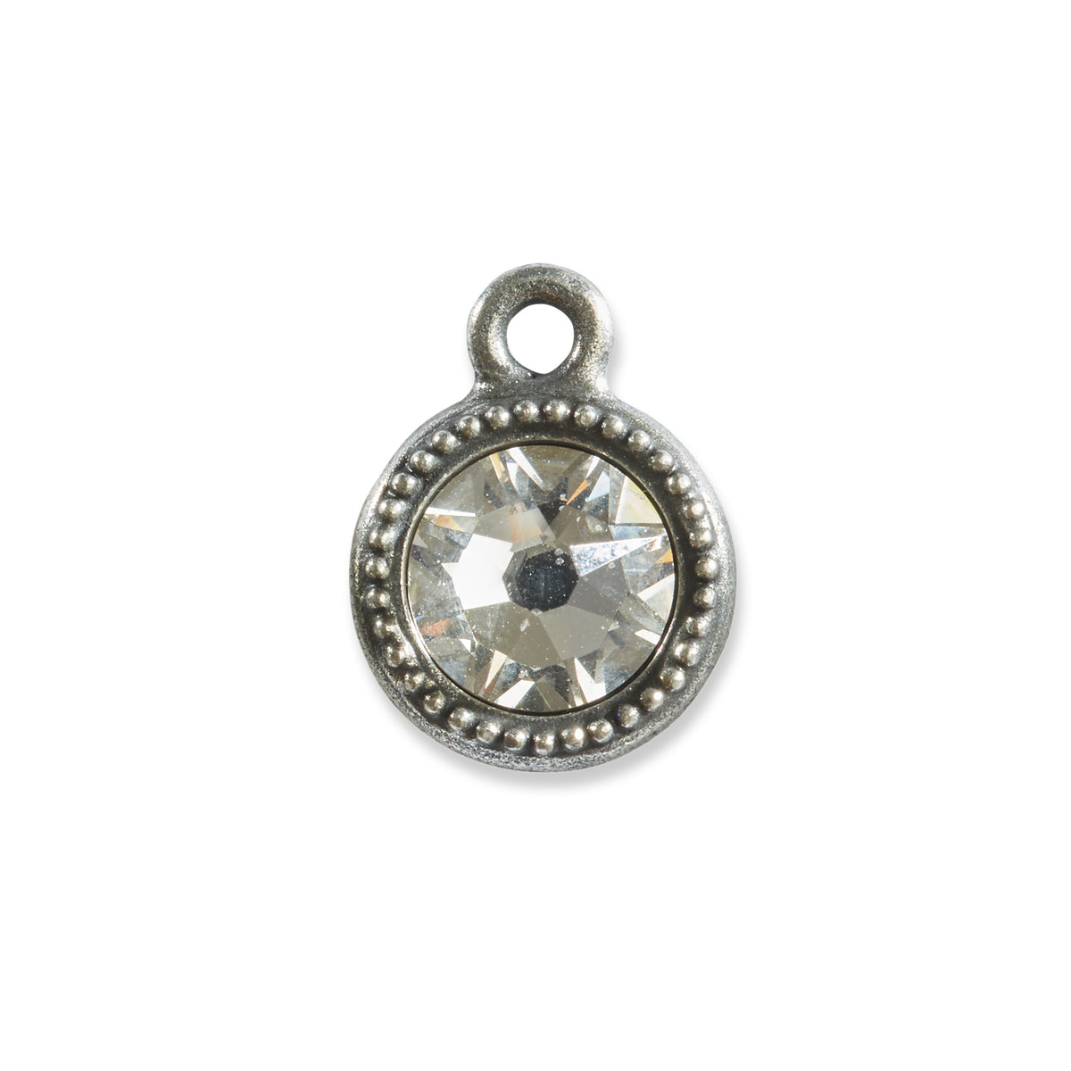 April Birthstone Clear Crystal Charm Crystals