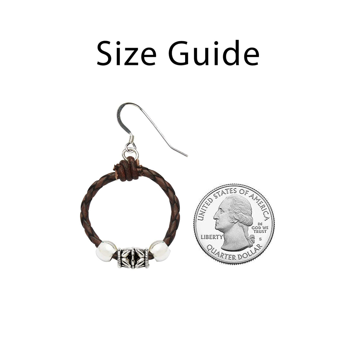 Austin Earrings measurement guide