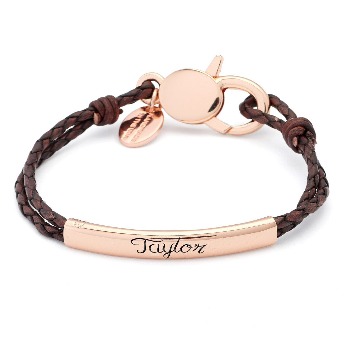 Creations Rose Gold Engravable Bracelet Taylor