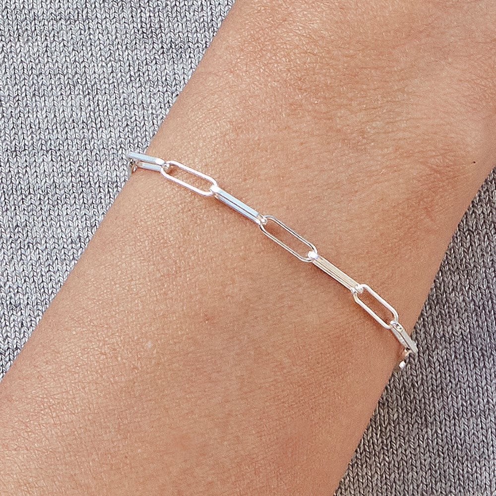 Rome Sterling Silver Chain Bracelet