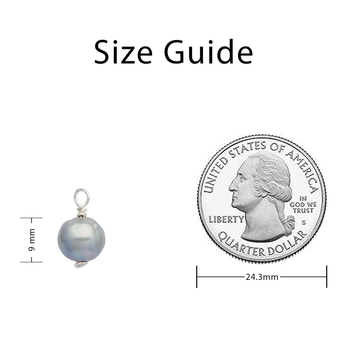 Silver Pearl Pendant Pendants