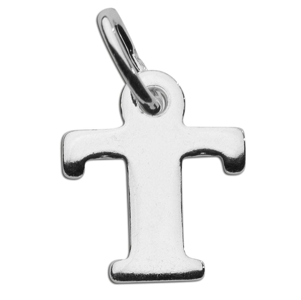 Sterling Silver Initial T Charm Sterlinginitials