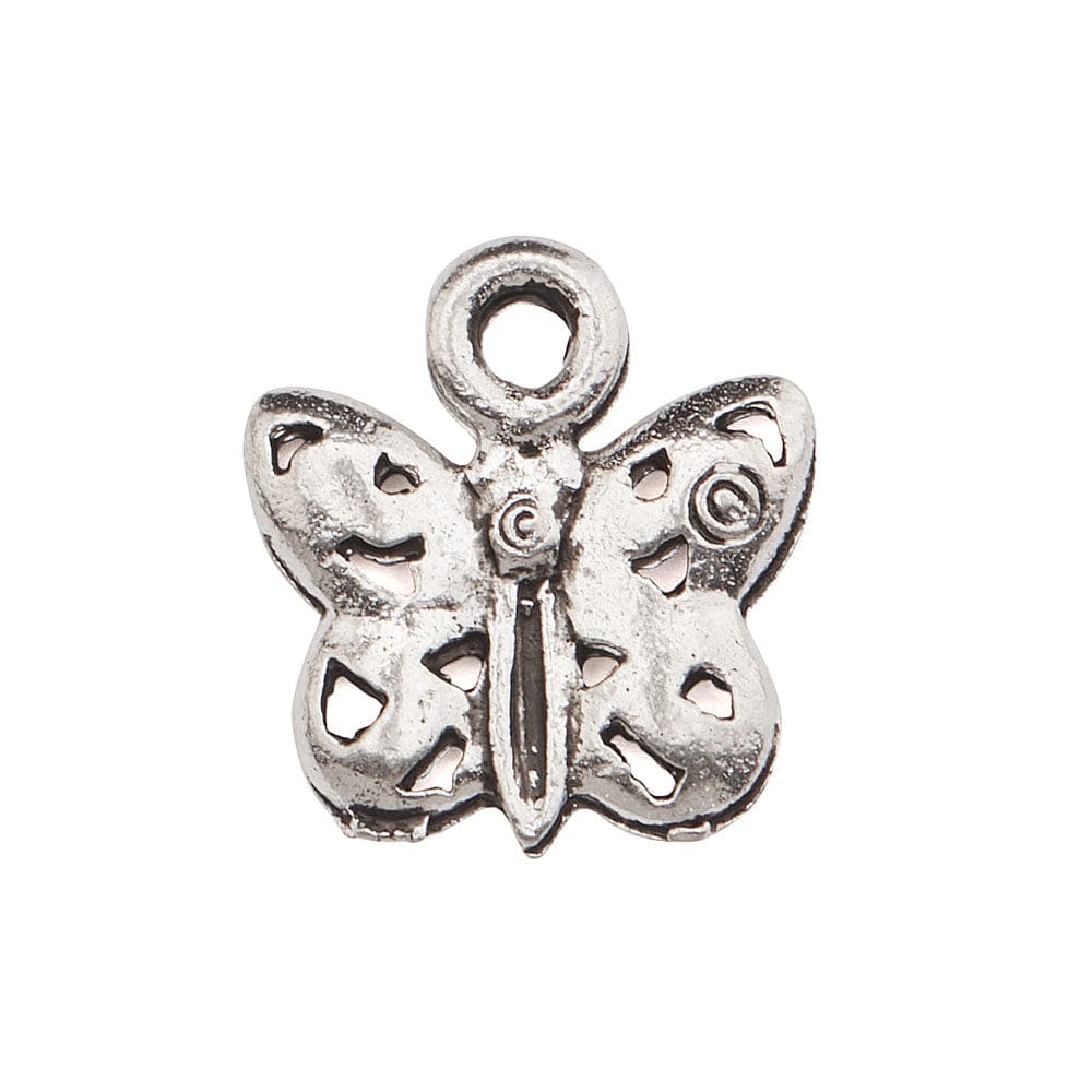 Petite Silver Butterfly Charm Charms